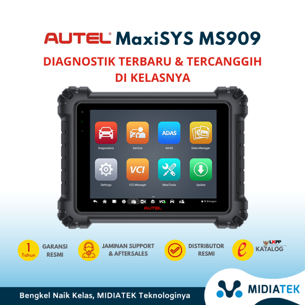 AUTEL MaxiSYS MS909 Scanner Mobil Universal Profesional 