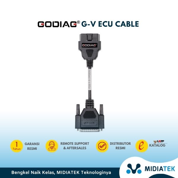 GODIAG G-V ECU Cable VAG DSG | Koneksi Xhorse MULTI PROG + GT107/GT107+ GPT BENCH BOOT | Read Write Gearbox & Engine ECU
