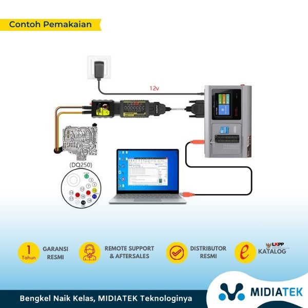 GODIAG G-V ECU Cable VAG DSG | Koneksi Xhorse MULTI PROG + GT107/GT107+ GPT BENCH BOOT | Read Write Gearbox & Engine ECU — foto 5