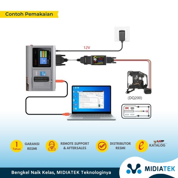 GODIAG G-V ECU Cable VAG DSG | Koneksi Xhorse MULTI PROG + GT107/GT107+ GPT BENCH BOOT | Read Write Gearbox & Engine ECU — foto 6