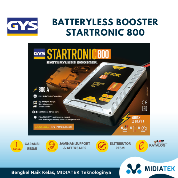  GYS BATTERYLESS BOOSTER STARTRONIC 800 — foto 3