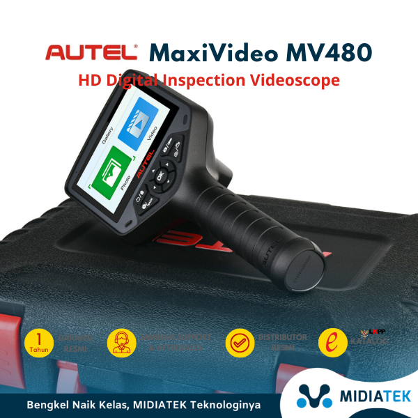 AUTEL MaxiVideo MV480 Dual Kamera Borescope / Endoscope Full HD