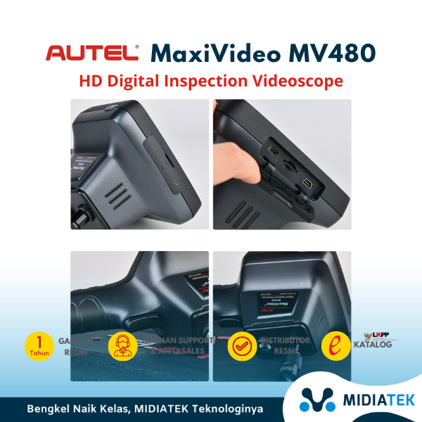 AUTEL MaxiVideo MV480 Dual Kamera Borescope / Endoscope Full HD — foto 5
