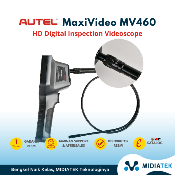 AUTEL MaxiVideo MV460 Single Kamera Borescope / Endoscope Full HD  — foto 4