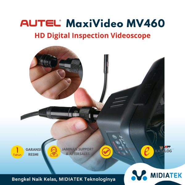 AUTEL MaxiVideo MV460 Single Kamera Borescope / Endoscope Full HD  — foto 5