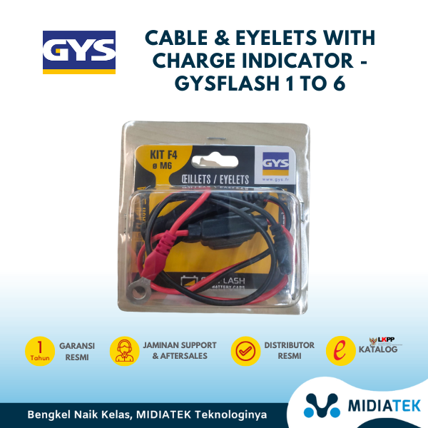 GYS GYSFLASH 1 to 6 (Cable & Eyelets with Charge Indicator)  — foto 3