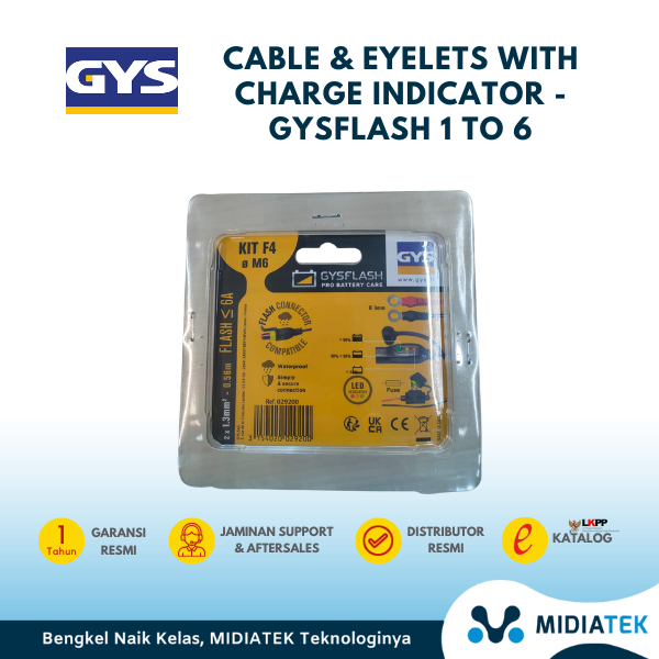 GYS GYSFLASH 1 to 6 (Cable & Eyelets with Charge Indicator)  — foto 4