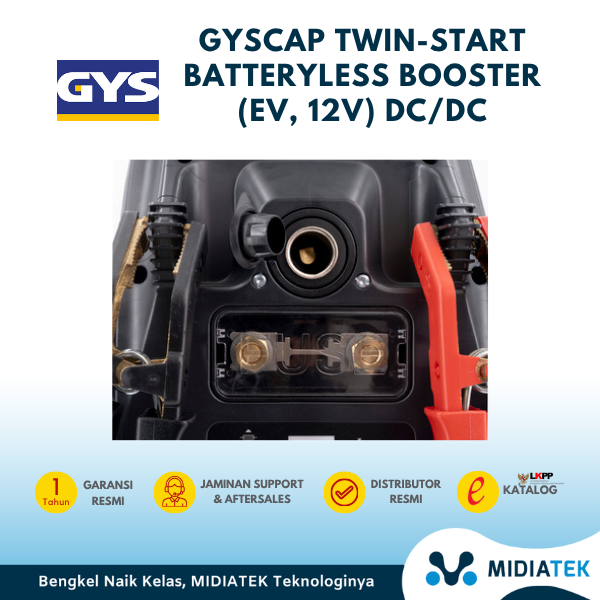 GYSCAP TWIN-START BATTERYLESS BOOSTER (EV, 12V) DC/DC — foto 3