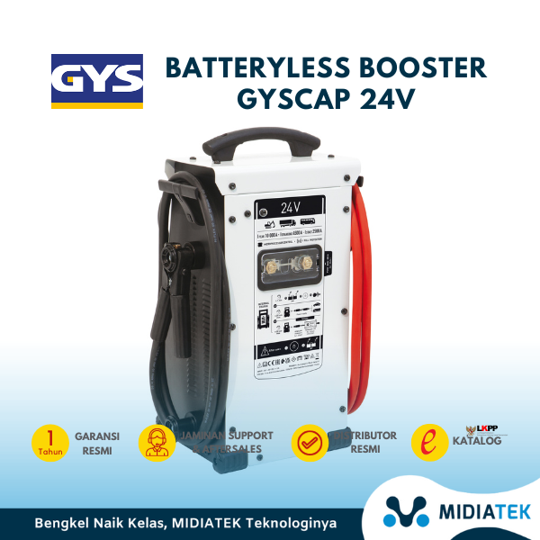 GYS BATTERYLESS BOOSTER GYSCAP 24V — foto 3