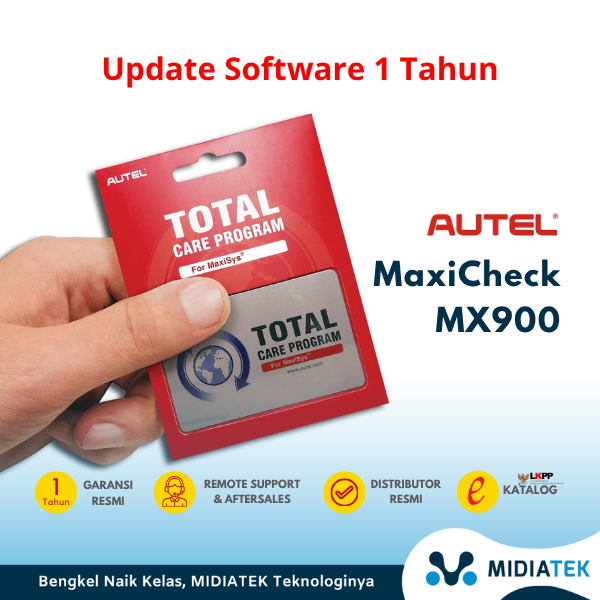 Kontrak Software Update Scanner Autel Maxicheck MX900 1 tahun 