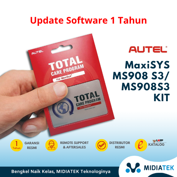 Kontrak Software Update Scanner Autel Maxisys MS908S3/MS908S3 Kit 1 tahun 