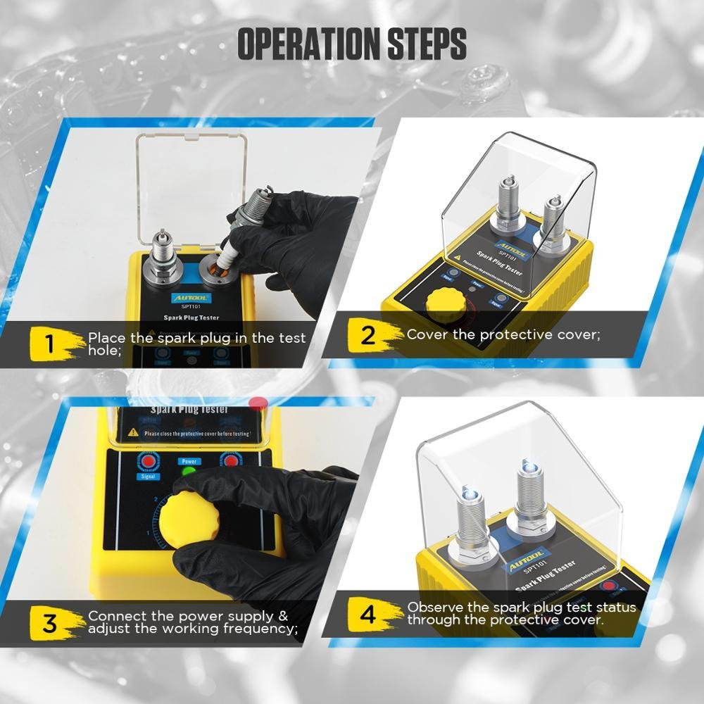 AUTOOL SPT101 Basic Spark Plug Tester — foto 4