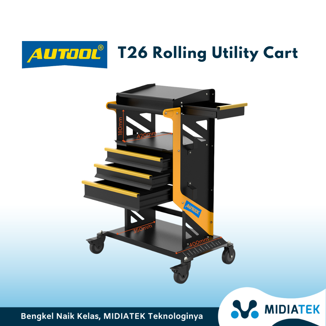 AUTOOL Trolly T26 Rolling Utility Cart — foto 3