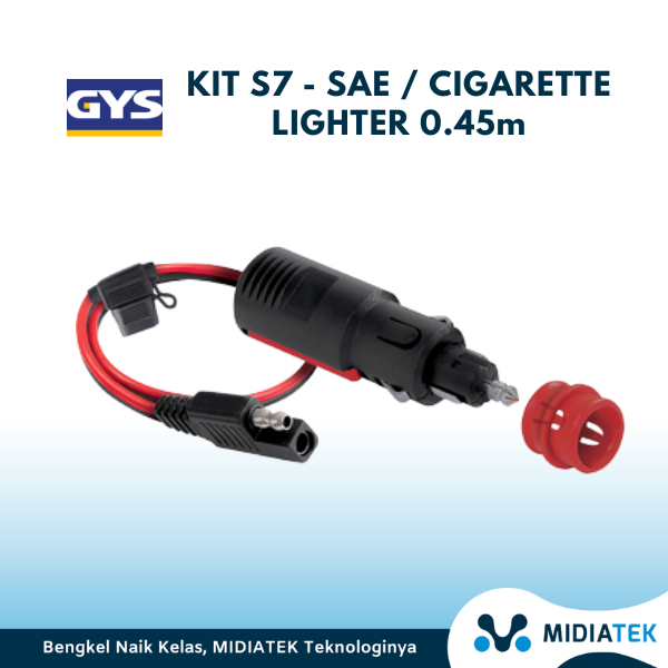 GYS KIT S7 - SAE / CIGARETTE LIGHTER 0.45m