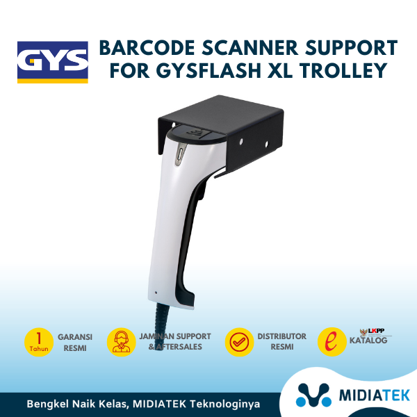 BARCODE SCANNER SUPPORT FOR GYSFLASH XL TROLLEY — foto 3