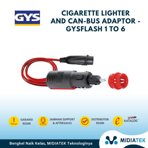 GYS CIGARETTE LIGHTER AND CAN-BUS ADAPTOR - GYSFLASH 1 TO 6 — foto 2