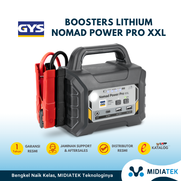 GYS BOOSTERS LITHIUM NOMAD POWER PRO XXL BOOSTERS LITHIUM NOMAD POWER PRO XXL