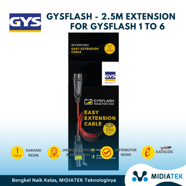 GYS GYSFLASH - 2.5M EXTENSION FOR GYSFLASH 1 TO 6 — foto 3