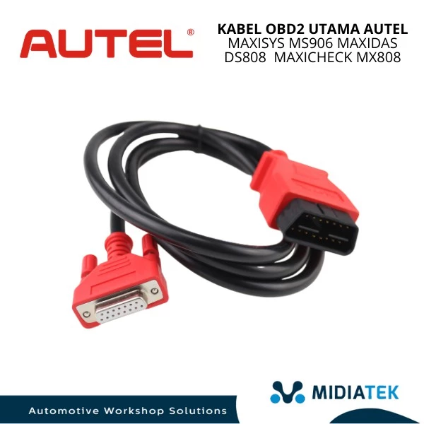 Kabel OBD2 Utama AUTEL MaxiSys MX900 / MS906 / Maxidas DS808 / Maxicheck MX808