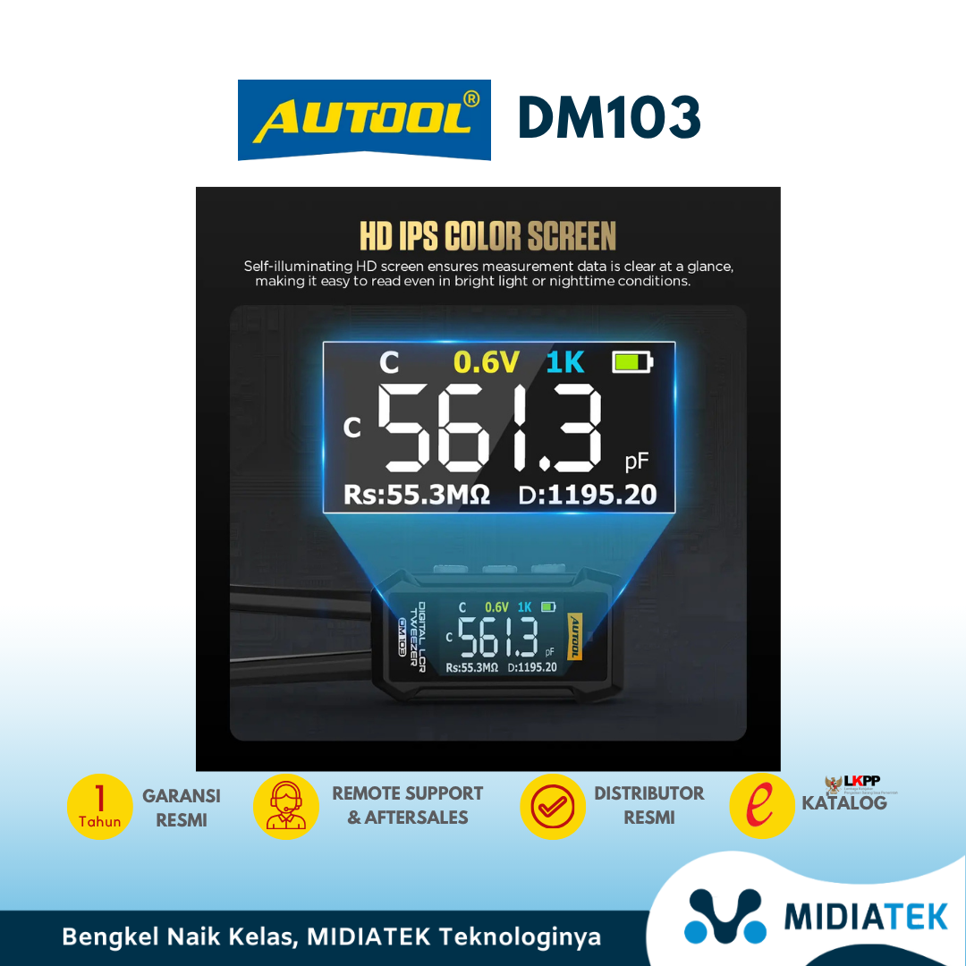 DM103 Digital LCR Tweezer for SMD Components — foto 4