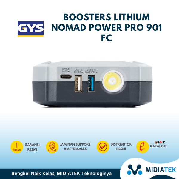 GYS BOOSTERS LITHIUM NOMAD POWER PRO 901 FC — foto 3