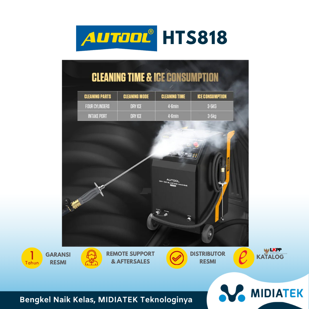 HTS818 Automotive Dry Ice Cleaning Machines — foto 5