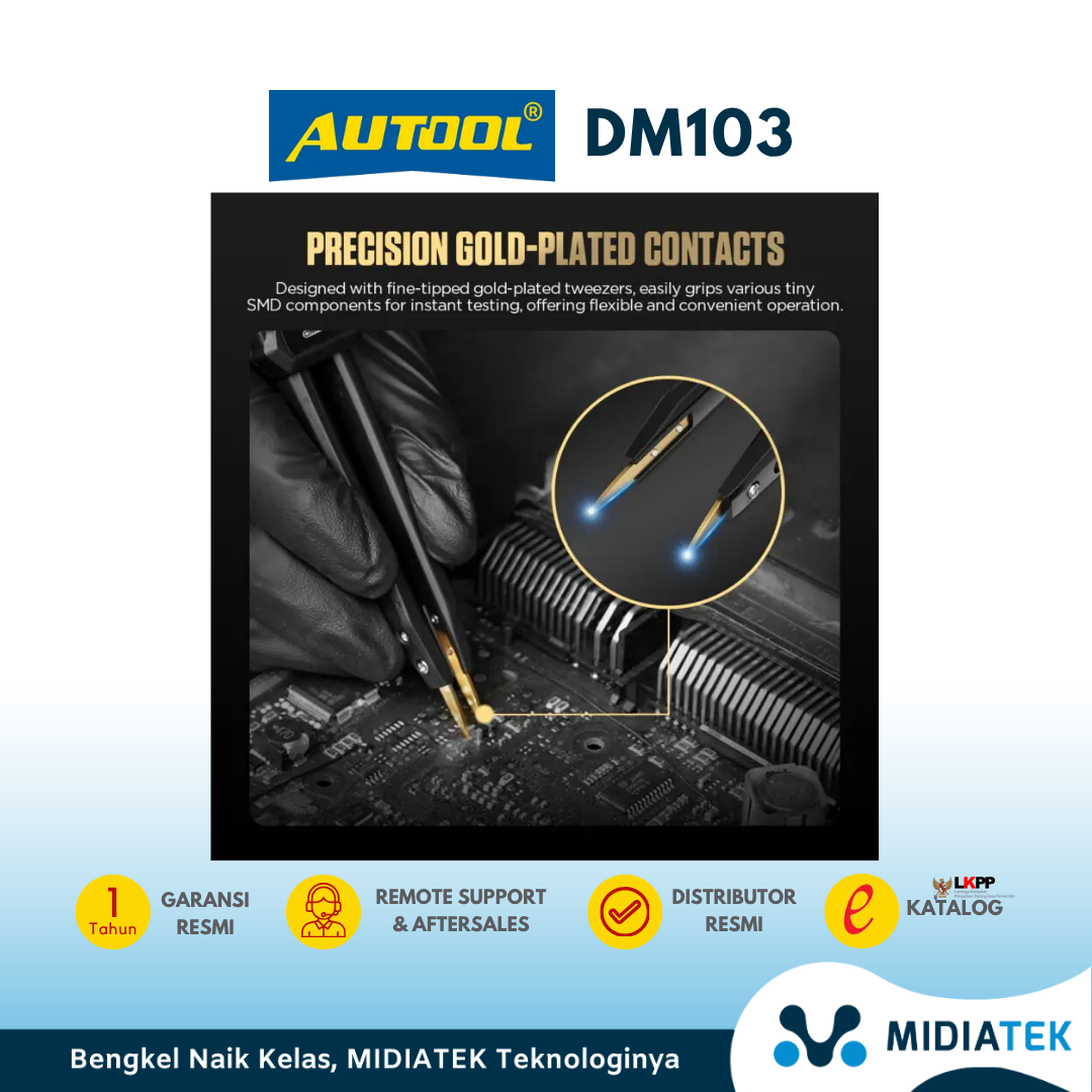 DM103 Digital LCR Tweezer for SMD Components — foto 6