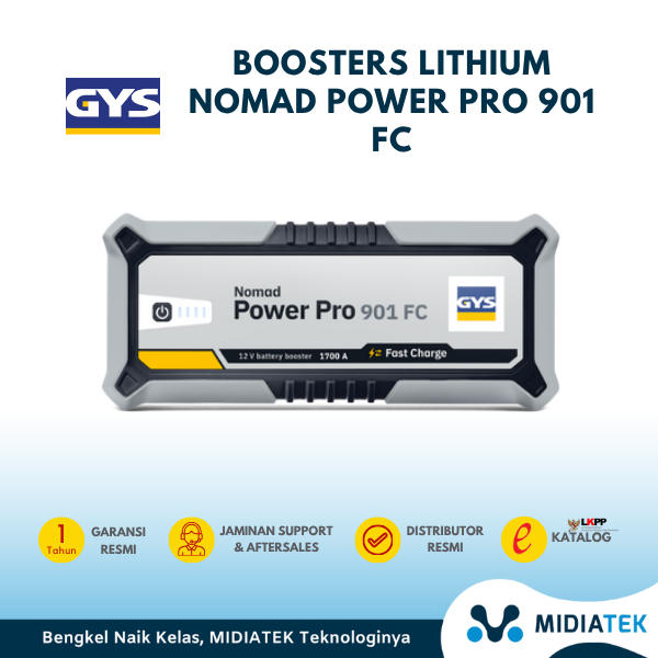 GYS BOOSTERS LITHIUM NOMAD POWER PRO 901 FC — foto 2