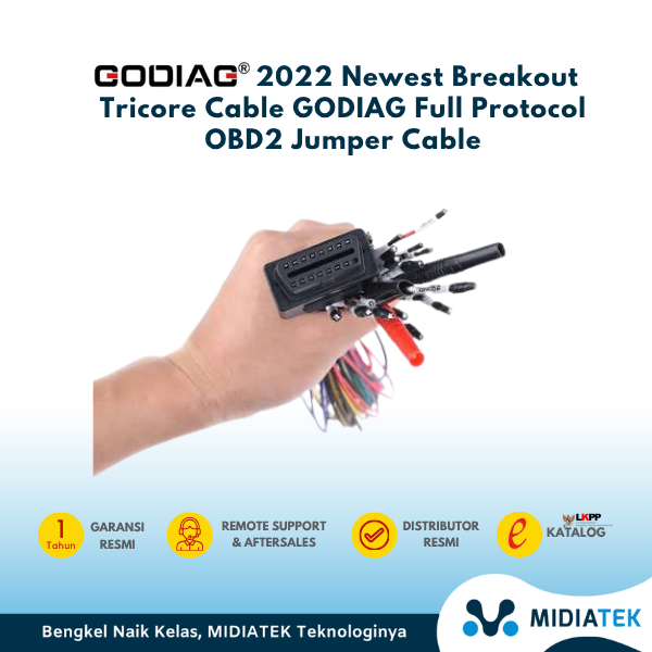 GODIAG Newest Breakout Tricore Cable Full Protocol OBD2 Jumper Cable — foto 2