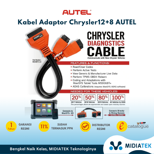 Autel Kabel Adapter Chrysler -12 +8 — foto 5